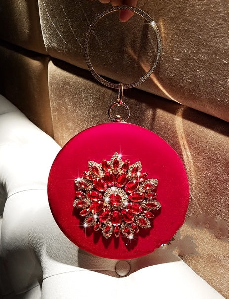 Clutch Pequeño de Terciopelo LOLIBOX para Mujer